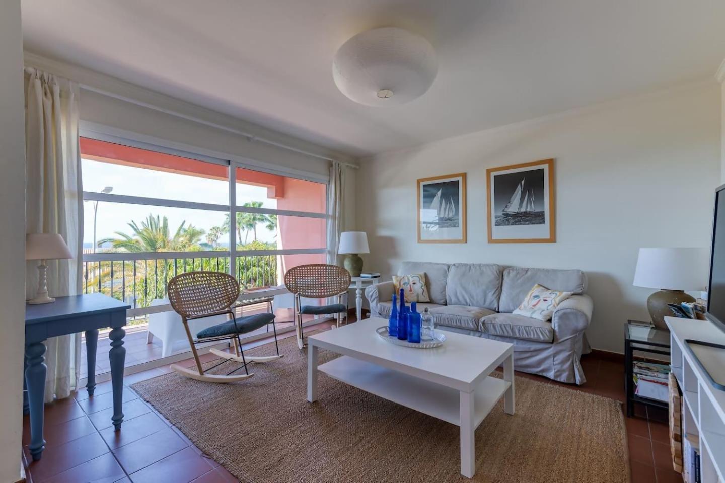 Gran Terraza Con Vistas Al Mar Apartment Pasito Blanco Luaran gambar